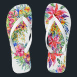 Blühende tropische Blume flackern Flops Badesandalen<br><div class="desc">"Sieht aus wie ein tropischer Urlaub oder eine Strandhochzeit für mich! Vergleichen Sie sie mit Designer Flip Flops zu einem viel höheren Preis, und hier haben Sie eine kühne Aussage, dass Sie Stil haben und wissen, wie man es zu zeigen. Ich werde eine große Vielfalt über das nächste Wochenende und...</div>