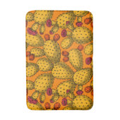 Blühende Trübungen in Gelb Badematte (Vorderseite Vertikal)