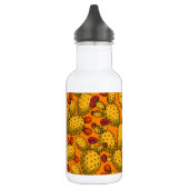 Blühende Trübungen in Gelb Edelstahlflasche (Links)