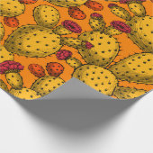 Blühende Trübungen in Gelb Geschenkpapier (Ecke)