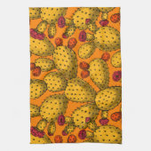 Blühende Trübungen in Gelb Geschirrtuch (Vertikal)