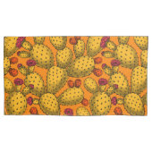 Blühende Trübungen in Gelb Kissenbezug (Vorderseite-Links)