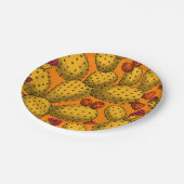 Blühende Trübungen in Gelb Pappteller (Schrägansicht)