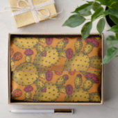 Blühende Trübungen in Gelb Seidenpapier (Geschenk)