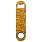 Blühende Trübungen in Gelb Speed Flaschenöffner (Vorderseite)