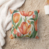 Blühende Tulip Elegance Kissen (Decke)