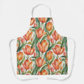 Blühende Tulip Elegance Schürze (Vorderseite)