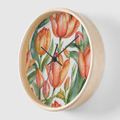 Blühende Tulip Elegance Uhr (Winkel)