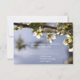 Blühende UAWG RSVP Karte