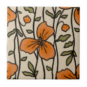 Blühende vertikale Gärten Freuen Orangefarbene Blu Fliese (Vorderseite)