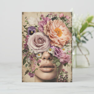 Blühende Vision Feiertagskarte