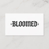 Blühende Visitenkarte (Vorderseite)