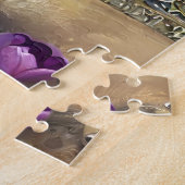 Blühende Vögel Foot Violets Wildblumen Ostereier Puzzle (Seite)