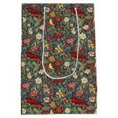 Blühende Vögel Mittlere Geschenktüte (Rückseite)