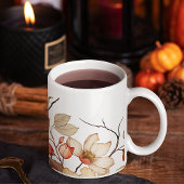 Blühende Wasserfarben im Herbst Kaffeetasse