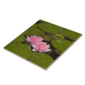 Blühende Wasserliken Fliese (Seite)