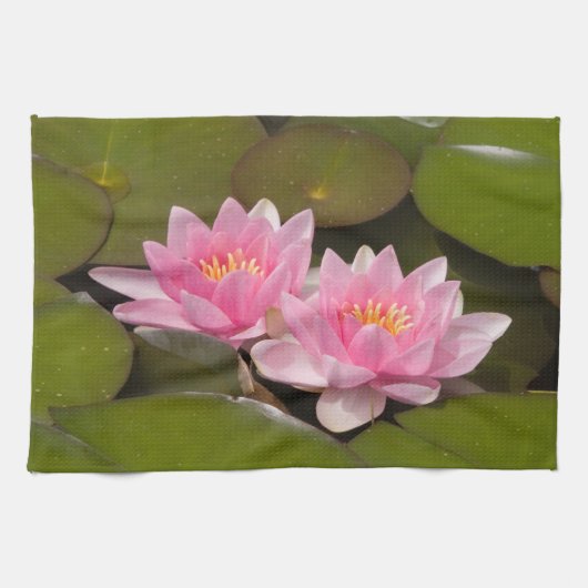Blühende Wasserliken Handtuch (Horizontal)