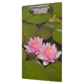 Blühende Wasserliken Klemmbrett (Links)