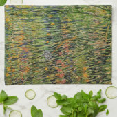 Blühende Weide von Vincent van Gogh Geschirrtuch (Gefaltet)