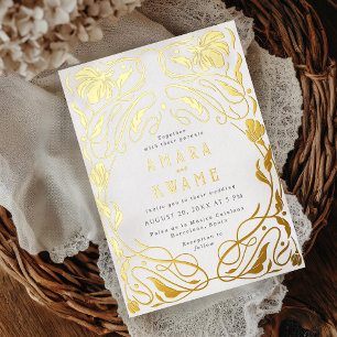 Blühende Weintrauben Botanischer Garten Folieneinladung