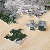 Blühende weiße Blume Jigsaw Puzzle (Seite)