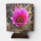 Blühende Wildblume Kaktus (Prickly Birne) Dosenkühler (Rückseite)