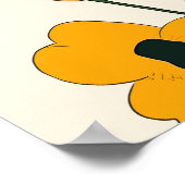 Blühende Wirbelsäule Poster (Ecke)