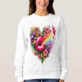 💡 ✨ blühende Zuneigungen 🌸 🦋 Sweatshirt (Vorderseite)