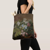 Blühende Zweige auf einem Baumstumpf Tasche (Von Nahem)