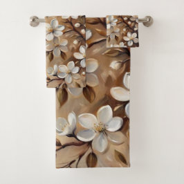 Blühende Zweigstelle 11 Badetücher Badhandtuch Set