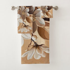 Blühende Zweigstelle 16 Badetücher Badhandtuch Set