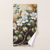 Blühende Zweigstelle 5 Badetücher Badhandtuch Set (Handtuch)