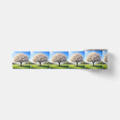 Blühender Apfelbaum im Frühling Satinband (Vorderseite)