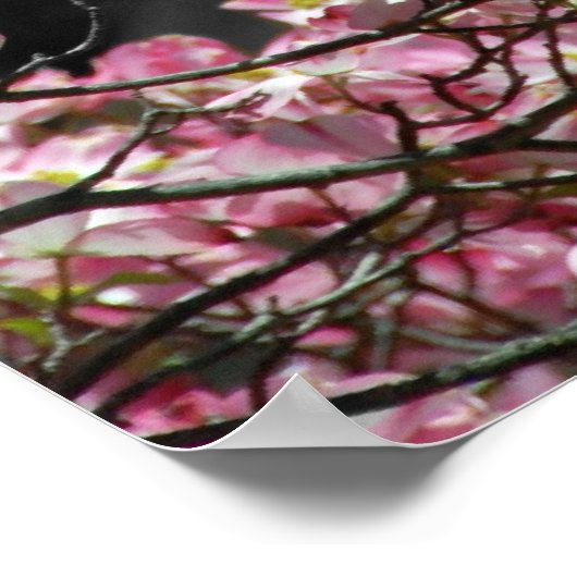 blühender Balkon Poster (Ecke)