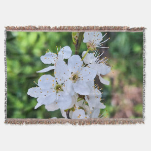 Blühender Baum im Frühling Rumänien – Blütenfotogr Decke