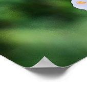 Blühender Baum im Frühling Rumänien – Blütenfotogr Poster (Ecke)