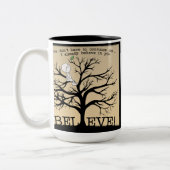 Blühender Baum Zweifarbige Tasse (Links)