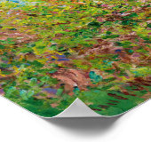 Blühender Birnbaum, Monet Poster (Ecke)