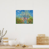 Blühender Birnbaum, Monet Poster (Küche)