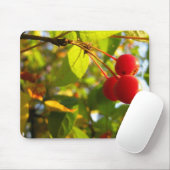 Blühender Crabapple Fall Mousepad (Mit Mouse)