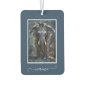 blühender Elefant Autolufterfrischer (Rückseite)