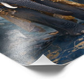 blühender Elefant Fotodruck (Ecke)