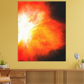 Blühender Feuernebel Gestrickte Leinwand (Insitu (Wohnzimmer))