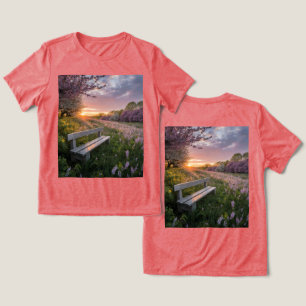 Blühender Frühlingssonne-T - Shirt