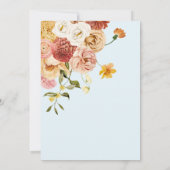 Blühender Garten Blumen Licht & Luft 1. Kommunion Einladung (Rückseite)