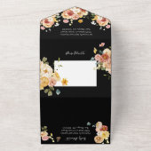 Blühender Garten Blumendark & Moody Wedding All In One Einladung (Außenbereich)
