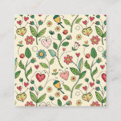 Blühender Garten der Liebe Begleitkarte (Vorderseite)