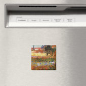 Blühender Garten (F430) Van Gogh Fine Art Magnet (In Situ (Geschirrspüler))
