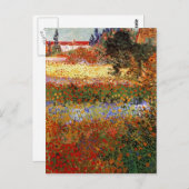 Blühender Garten (F430) Van Gogh Fine Art Postkarte (Vorne/Hinten)