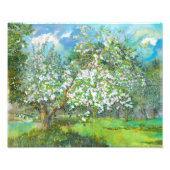 blühender Garten Fotodruck (Vorne)